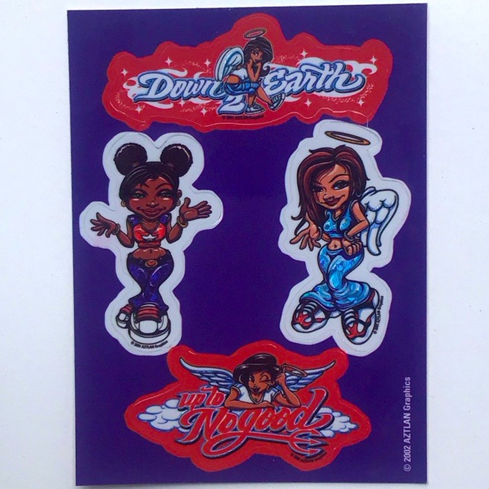 Y2K angels baddie Graphics Stickers